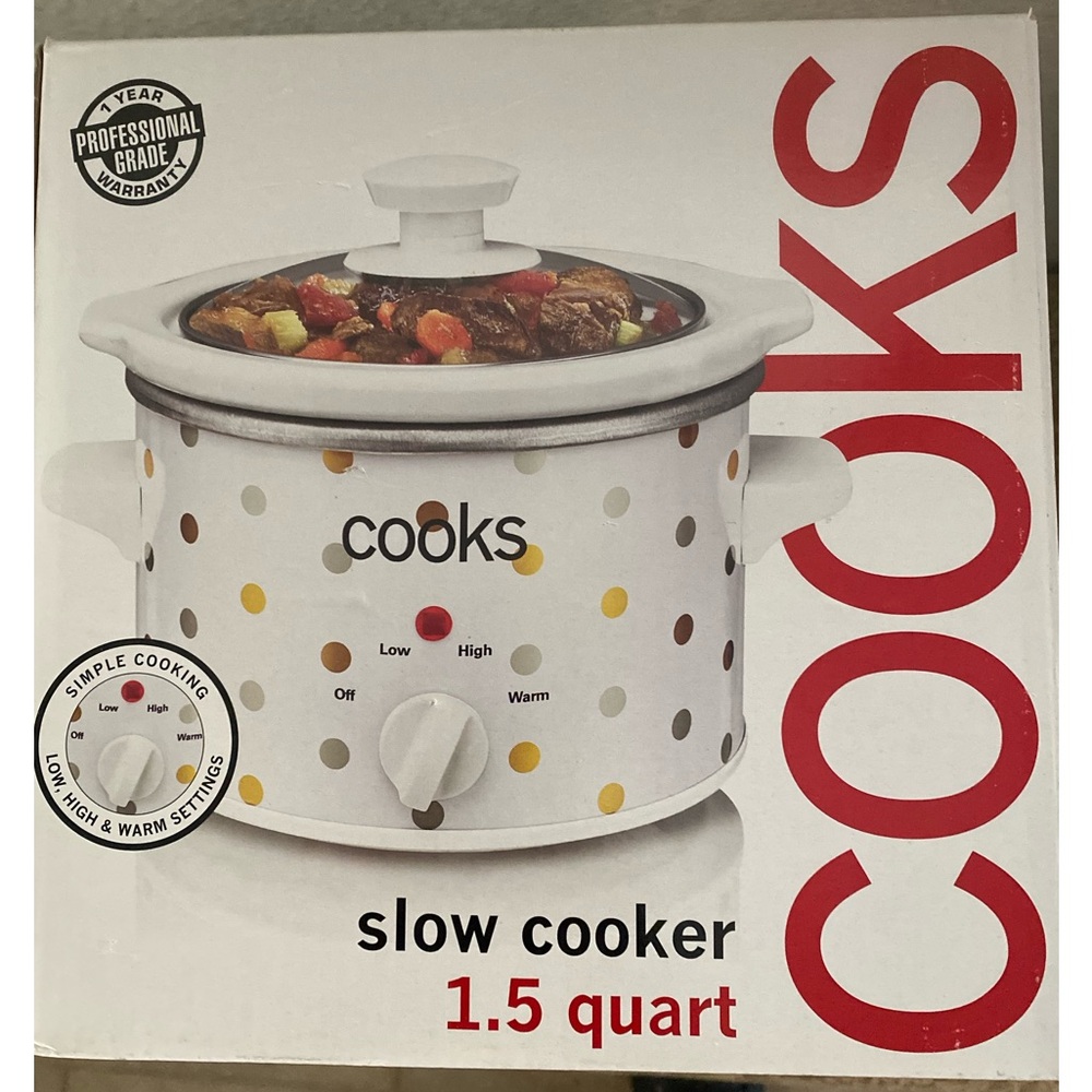 Cooks Professional Grade 1.5 Quart Slow Cooker